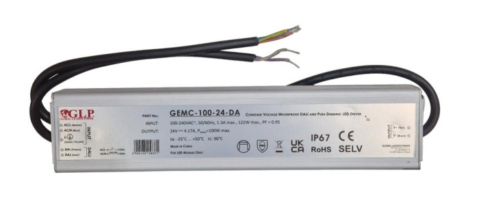 24v 240w GLP GEMC-240-24-DA DALI dimmbar